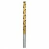 Bosch Titanium-Coated Drill Bit - 7/32-in Dia x 3 3/4-in L - 3-Flat Shank - Double Flute