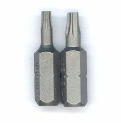 Bosch 1-in Torx Screw Driver Insert Bits - Assorted Sizes - 1/4-in Hex Shank - Tempered Steel - 2 Per Pack