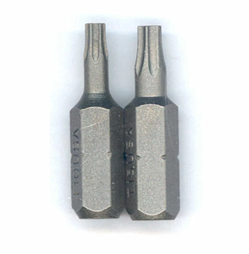 Bosch 1-in Torx Screw Driver Insert Bits - Assorted Sizes - 1/4-in Hex Shank - Tempered Steel - 2 Per Pack 1 Bosch 1-in Torx Screw Driver Insert Bits - Assorted Sizes - 1/4-in Hex Shank - Tempered Steel - 2 Per Pack