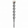 Bosch Bulldog Masonry Hammer Drill Bit - 1-in Dia x 10-in L - 8-in Cutting Depth - SDS-Plus Shank - Carbide-Tipped