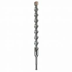 Bosch Bulldog Masonry Rotary Hammer Drill Bit - 3/4-in dia x 12-in L - SDS-Plus Shank - Alloy Steel - Carbide-Tipped
