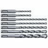 Bosch Bulldog 7-pc Rotary Hammer Masonry Drill Bit Set - 6-in L - SDS-Plus Shank - Carbide-Tipped - Hard Storage Case