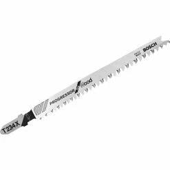 Bosch T-Shank Jigsaw Blades - 8-12 Progressive TPI - High-Carbon Steel - 5 Per Pack - 4 1/2-in L