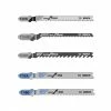 Bosch Jigsaw Blade Kit- T-Shank - High-Carbon Steel - For Wood and Metal - Set of 5