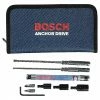 Bosch Bulldog SDS-Plus Anchor Drive - Alloy Steel - Set of 9 - 1/4-in Hex Shank