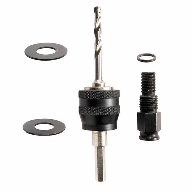 Bosch 2-Piece Hole Enlarger Kit - Quick Change Adaptor - Washer - High Speed Steel 1 Bosch 2-Piece Hole Enlarger Kit - Quick Change Adaptor - Washer - High Speed Steel