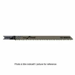 Bosch U-Shank Wood Cutting Jigsaw Blades - 3 5/8-in L x 1/32-in T - 8-TPI - High-Carbon Steel - 5 Per Pack