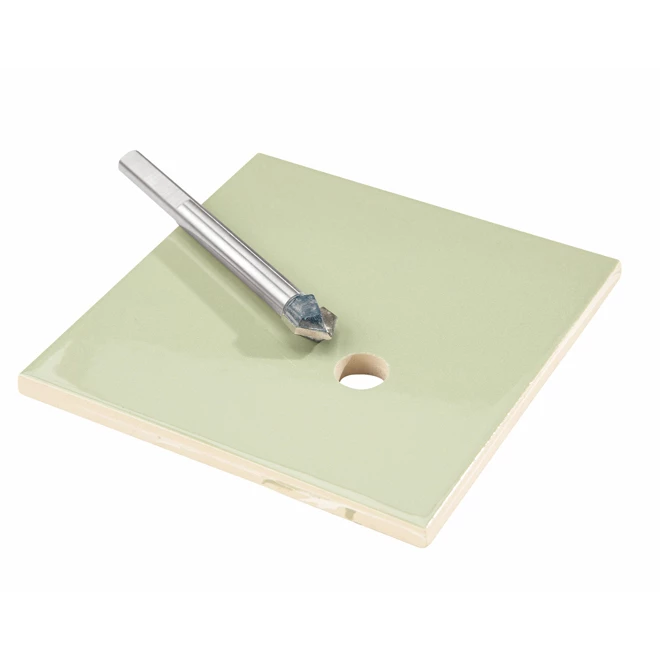 Bosch Glass and Tile Drill Bit - 8-Piece Set - Carbide-Tipped - 3-Flat Shank 5 Bosch Glass and Tile Drill Bit - 8-Piece Set - Carbide-Tipped - 3-Flat Shank - Image 5