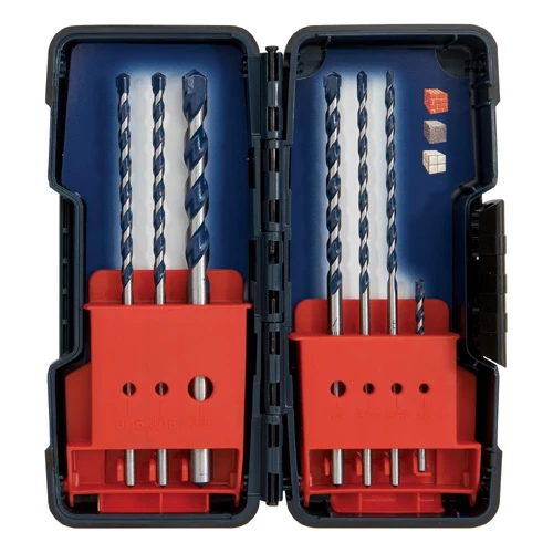 BOSCH 7-pc concrete drill bit set 1 BOSCH 7-pc concrete drill bit set