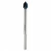 Bosch Glass and Tile Drill Bit - 3/8-in Dia x 4-in L - 3-Flat Shank - Carbide-Tipped