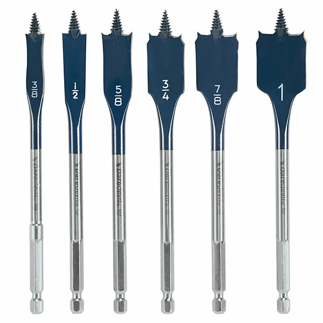 BOSCH Daredevil Standard Spade Bit Set - 6 Pieces 1 BOSCH Daredevil Standard Spade Bit Set - 6 Pieces
