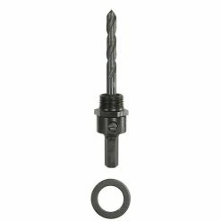 Bosch Standard Medium Hole Saw Mandrel - 3/8-in Hex Shank - Adjustable - Steel