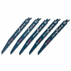 Bosch Reciprocating Saw Blade - Bi-Metal Material - 9-in L - 5/8 TPI - Wood Cutting Utilization