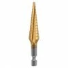 Bosch Masonry Step Drill Bit - 1 1/8-in x 1/4-in - High-Speed Steel