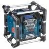 Bosch Power Box Jobsite Radio - Bluetooth Connectivity - 4-Way Speaker - Built-in Battery Chargerr