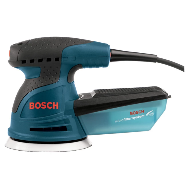 Bosch 5-in Corded Random Orbit Sander - 2.5-Amp Motor - 12,000 OPM - Variable Speed 2 Bosch 5-in Corded Random Orbit Sander - 2.5-Amp Motor - 12,000 OPM - Variable Speed - Image 2