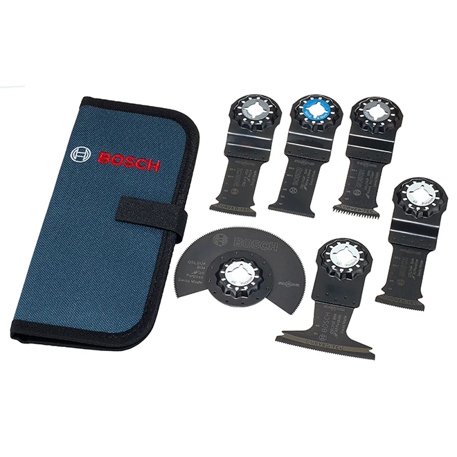 Bosch Starlock Oscillating Multi-Tool Accessory Blades - Black - Set of 6 - Assorted Sizes 1 Bosch Starlock Oscillating Multi-Tool Accessory Blades - Black - Set of 6 - Assorted Sizes