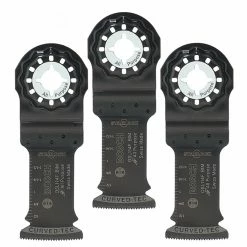Bosch Starlock Oscillating Plunge Cut Blades - Bi-Metal - 3 Per Pack - 4-in L x 1 1/4-in W