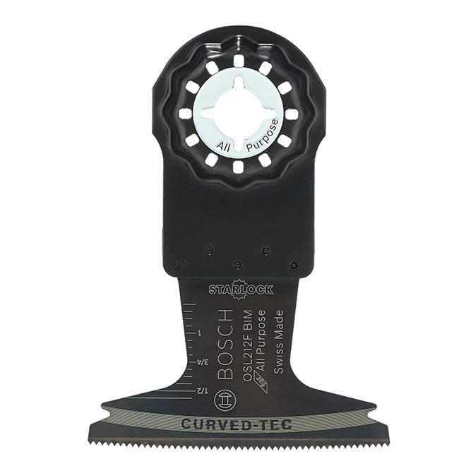 Bosch Starlock Oscillating Plunge Cut Blade - Bi-Metal - 1 Per Pack - 4-in L x 2 1/2-in W 1 Bosch Starlock Oscillating Plunge Cut Blade - Bi-Metal - 1 Per Pack - 4-in L x 2 1/2-in W