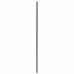 Bosch Extra-Length Aircraft Twist Drill Bit - 3/16-in Dia x 12-in L - 135° Split Point - Black Oxide - Round Shank