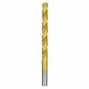 Bosch Titanium-Coated Drill Bit - 19/64-in Dia x 4 3/8-in L - 135° Split Point - 3-Flat Shank
