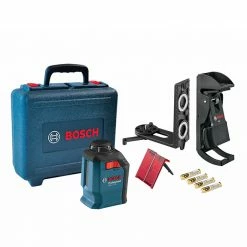 BOSCH GLL2-20 Self-Leveling 360° Cross-Line Laser Measure - 65'