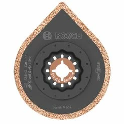 Bosch Starlock Oscillating Hybrid Grout Blade - Carbide Grit - 1 Per Pack - 2 3/4-in L x 2 3/4-in W