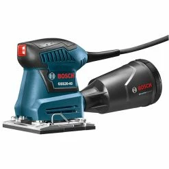 Bosch 1/4-in Sheet Corded Orbital Finishing Sander - 2-Amp Motor - 12000 OPM - Dust Sealed Switch - Traditional Clamp