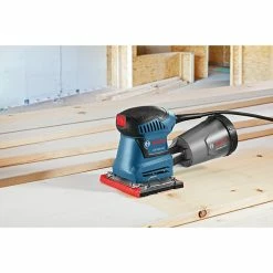 Bosch 1/4-in Sheet Corded Orbital Finishing Sander - 2-Amp Motor - 12000 OPM - Dust Sealed Switch - Traditional Clamp -Bosch Tools Sales 2022 19836161c L