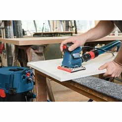 Bosch 1/4-in Sheet Corded Orbital Finishing Sander - 2-Amp Motor - 12000 OPM - Dust Sealed Switch - Traditional Clamp -Bosch Tools Sales 2022 19836161d L