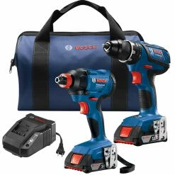 BOSCH Set of 2 Cordless Tools - 1/4" and 1/2" - 18 V