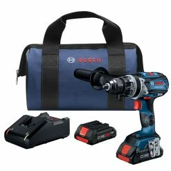 BOSCH Cordless Hammer Drill Kit - 1/2" - 18 V Lithium-Ion