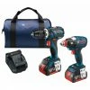 Bosch Freak 2-Tool Combo Kit with Batteries and Charger - Bluetooth Connectivity - Brushless Motor