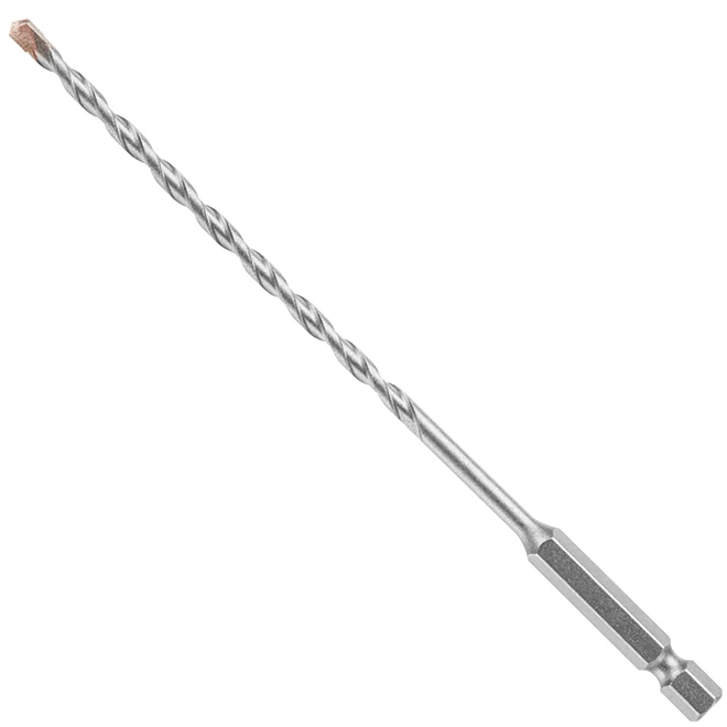 Bosch Impact Tough Masonry Drill Bit - Hex Shank - 5/32-in Dia - 6-in L - Carbide Tip 1 Bosch Impact Tough Masonry Drill Bit - Hex Shank - 5/32-in Dia - 6-in L - Carbide Tip
