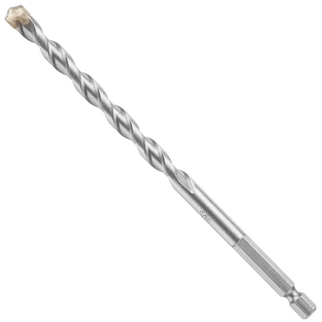 Bosch Impact Tough Masonry Drill Bit - 3/16-in Dia - 6-in L - High-Speed Steel 1 Bosch Impact Tough Masonry Drill Bit - 3/16-in Dia - 6-in L - High-Speed Steel