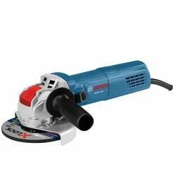 Bosch 4 1/2-in X-Lock Ergonomic Corded Angle Grinder - 10-Amp Motor - 11000 RPM - Lock-In Slide Switch