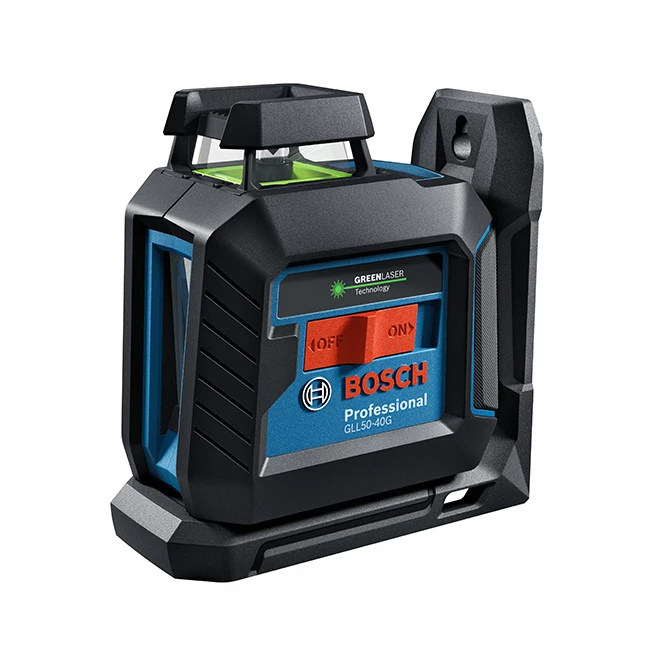 Bosch Green-Beam Self-Leveling 360° Cross-Line Laser 1 Bosch Green-Beam Self-Leveling 360° Cross-Line Laser