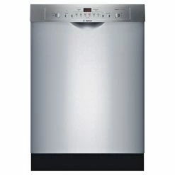 Bosch Ascenta 24-in 50 dBA Built-In Front Control Dishwasher with Overflow Protection System - Stainless Steel