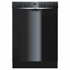 Bosch Ascenta Built-In Front Control PureDry Option ENERGY STAR-Certified Dishwasher - 50-dBA - 24-in - Black