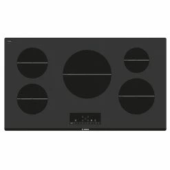 Bosch 500 Series Induction Cooktop - 37-in - Black - 5 Elements - Built-In