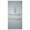 BOSCH Bosh 800 Series 21-cu ft 4-Door Counter-Depth Refrigerator with FarmFresh System - Stainless Steel