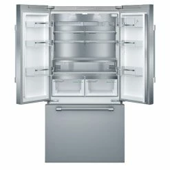 BOSCH Bosh 800 Series 21-cu ft French Door Refrigerator with FarmFresh System - Stainless Steel -Bosch Tools Sales 2022 30855142c L