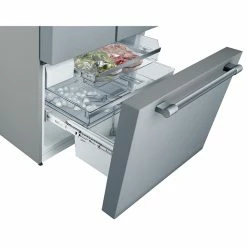 BOSCH Bosh 800 Series 21-cu ft French Door Refrigerator with FarmFresh System - Stainless Steel -Bosch Tools Sales 2022 30855142d L