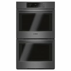 Bosch 800 Series Double Wall Oven - 9.2 cu. ft - 30" - Black SS