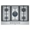 Bosch Gas Cooktop - 5 Burners - 30-in - 17,000 BTU - Stainless Steel