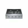 Bosch - Gas Cooktop - 18,000 BTU - 4 Burners - 30-in - Stainless Steel