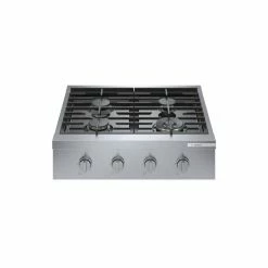 Bosch - Gas Cooktop - 18,000 BTU - 4 Burners - 30-in - Stainless Steel