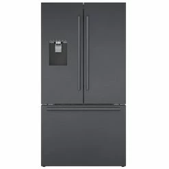 Bosch French-Door Refrigerator with Ice Maker - 36-in - 14.8 cu. ft. - Black Stainless Steel