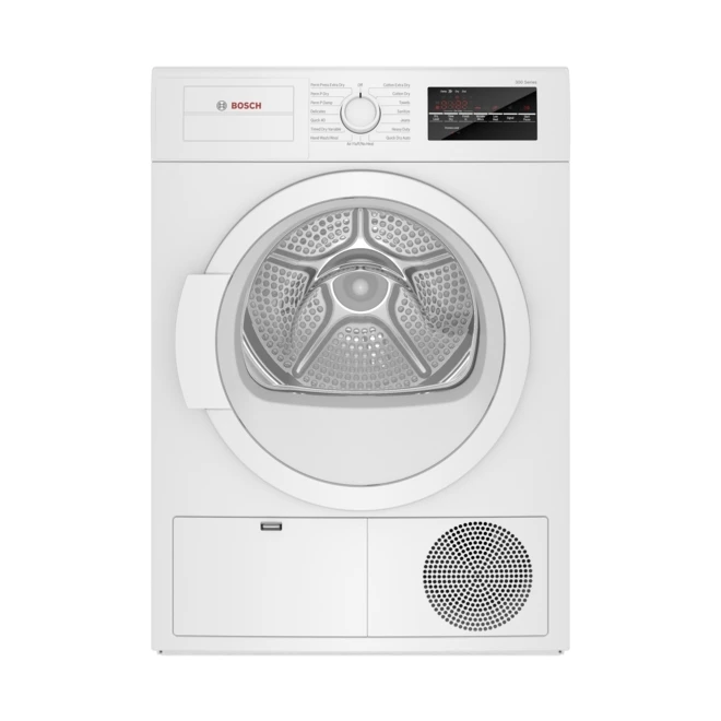 Bosch 300 Series Electric Condensation Dryer - 4 cu ft - White 1 Bosch 300 Series Electric Condensation Dryer - 4 cu ft - White
