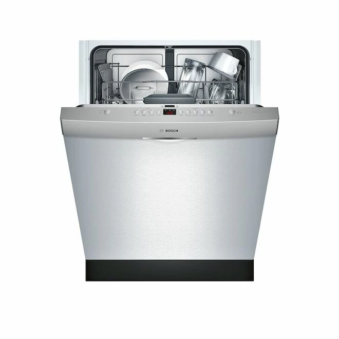 Bosch 300 Series Slide-In Dishwasher with PrecisionWash and ExtraScrub - Stainless Steel 2 Bosch 300 Series Slide-In Dishwasher with PrecisionWash and ExtraScrub - Stainless Steel - Image 2
